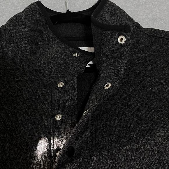 Mens Jacket Pullover XXL Gray Preppy Classy Dressy Elbow Patches Pocket NWOT - Picture 3 of 13